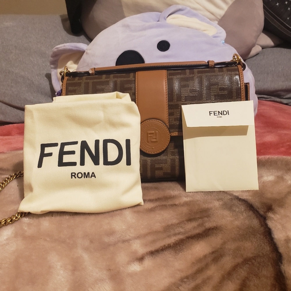 Fendi Double F Womens Shoulder Bag